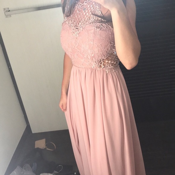 Blush pink prom dress - Picture 5 of 7